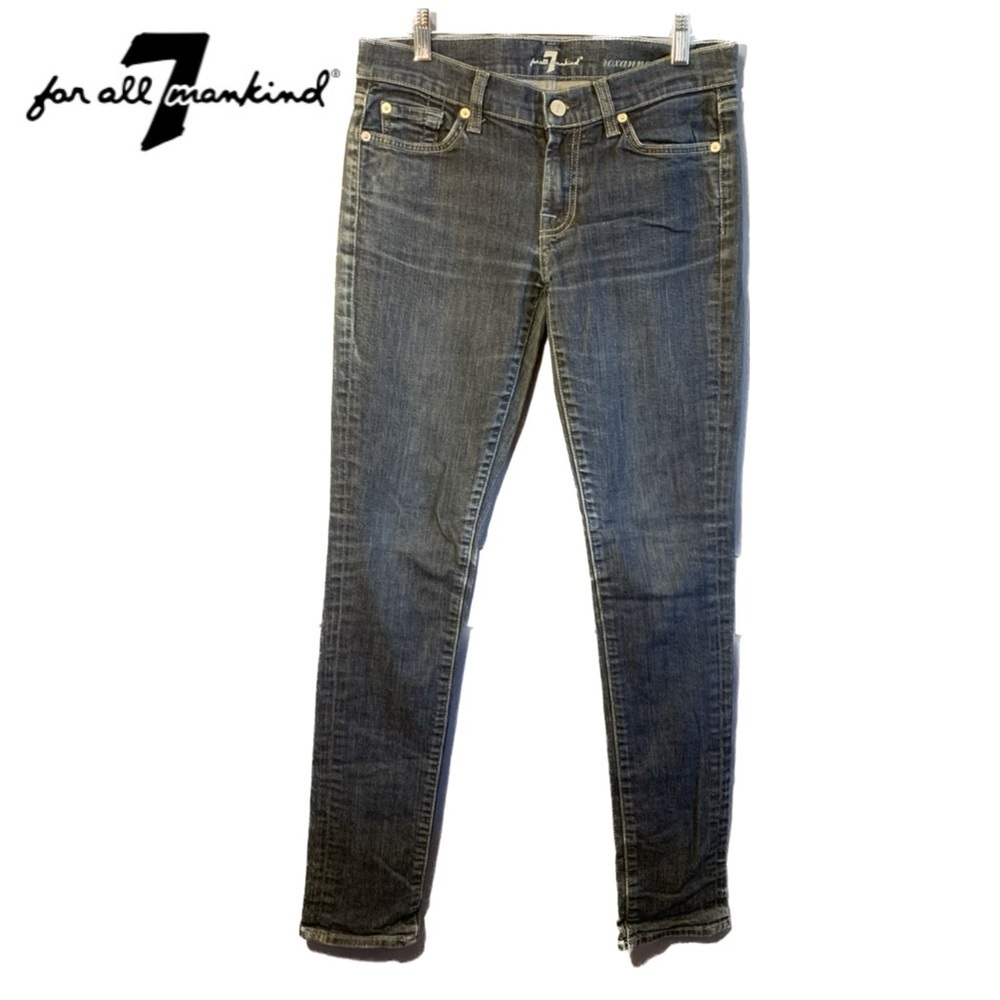 7 For All Mankind Blue Roxanne Skinny jeans ladies size 29
